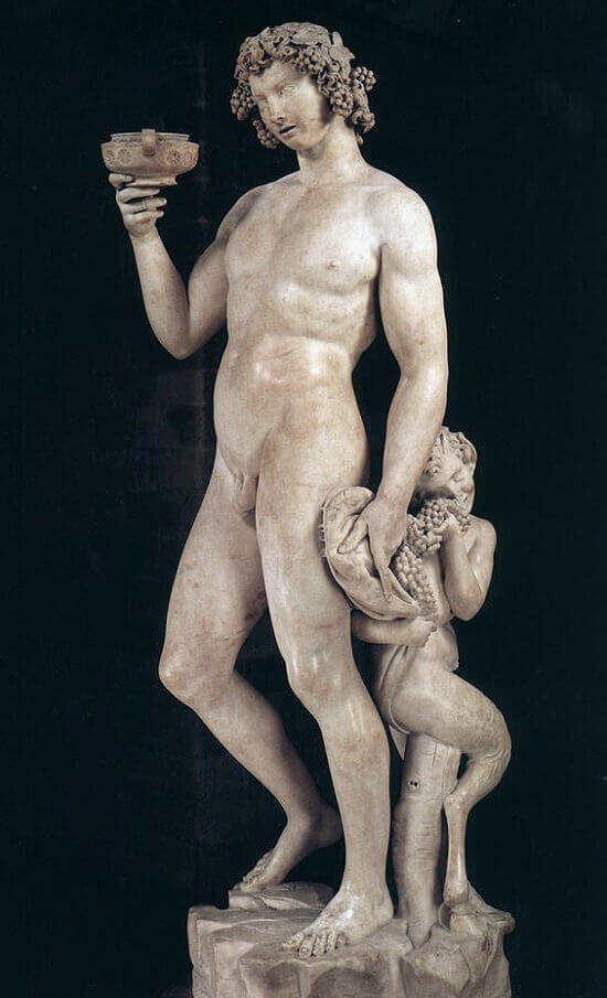 Bacchus, by Michelangelo