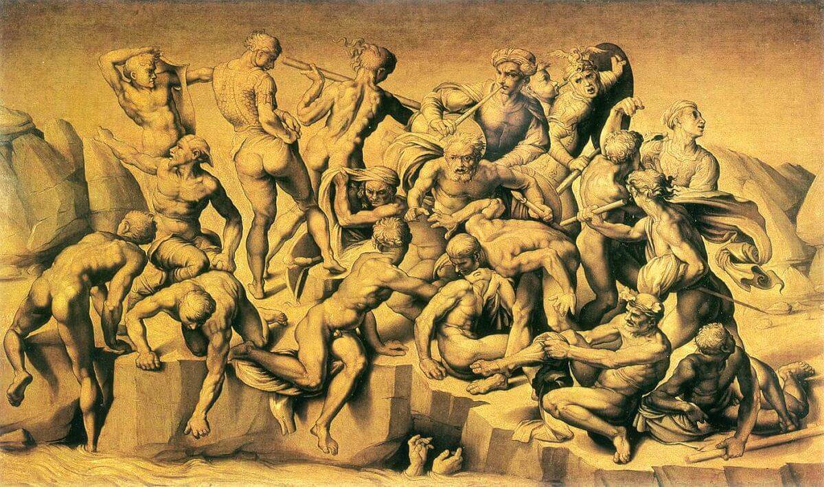 The Battle of Cascina, by Michelangelo