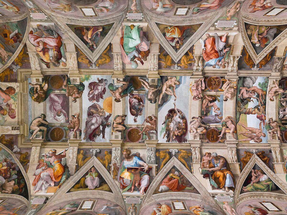 Sistine Chapel Ceiling, by Michelangelo