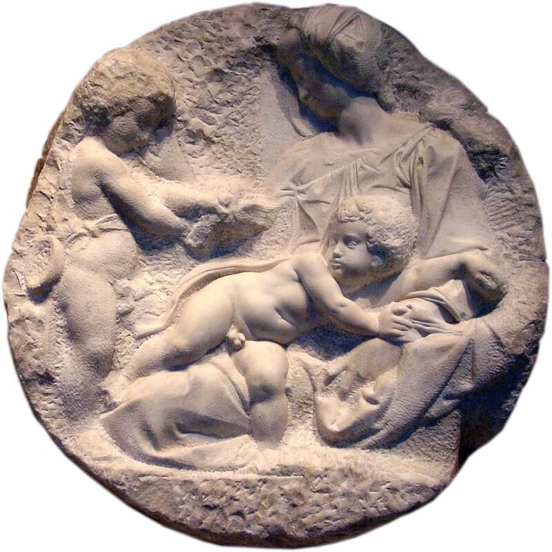 Taddei Tondo, by Michelangelo