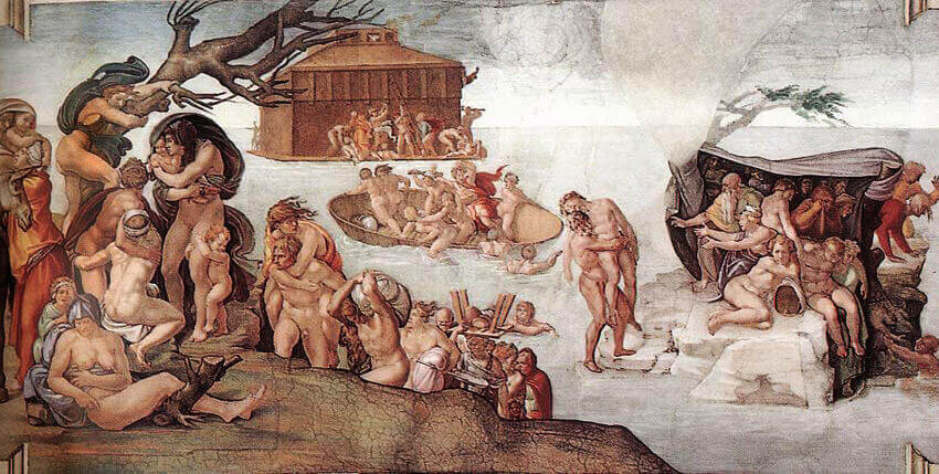The Deluge, by Michelangelo