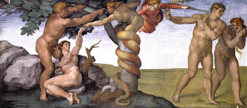The Fall of Man, by Michelangelo