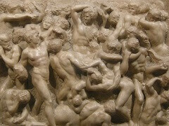 Battle of Centaurs by Michelangelo