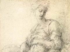 Madonna and Child with the Infant Saint John by Michelangelo