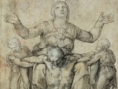 Pieta Drawing by Michelangelo