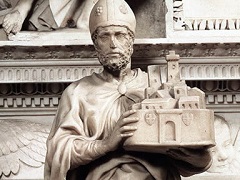 St Petronius by Michelangelo