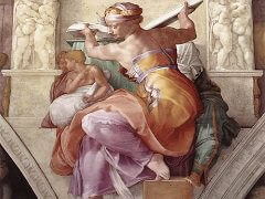 The Libyan Sibyl by Michelangelo